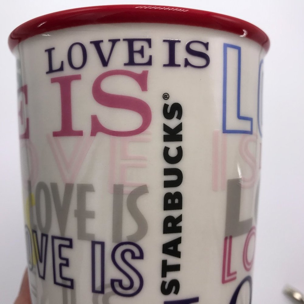 Starbucks "LOVE IS" Colorful Tumbler